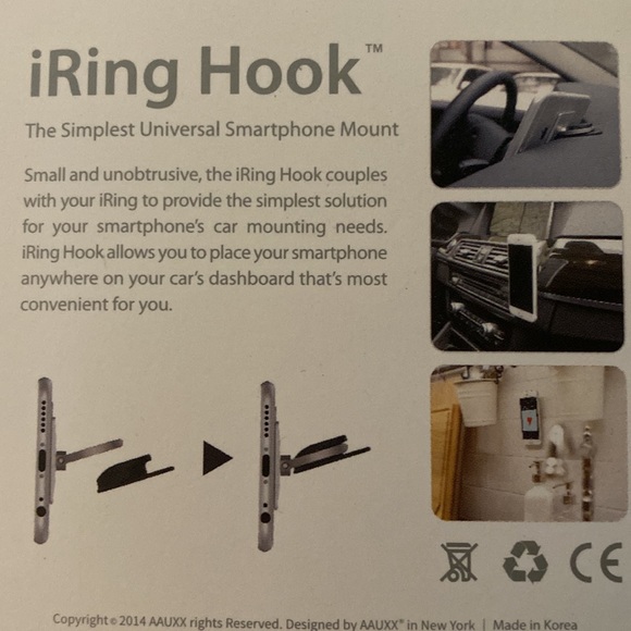 iRing Universal Smartphone Kickstand with Hook Mount, NEW, Style: Paw Prints - Picture 4 of 4